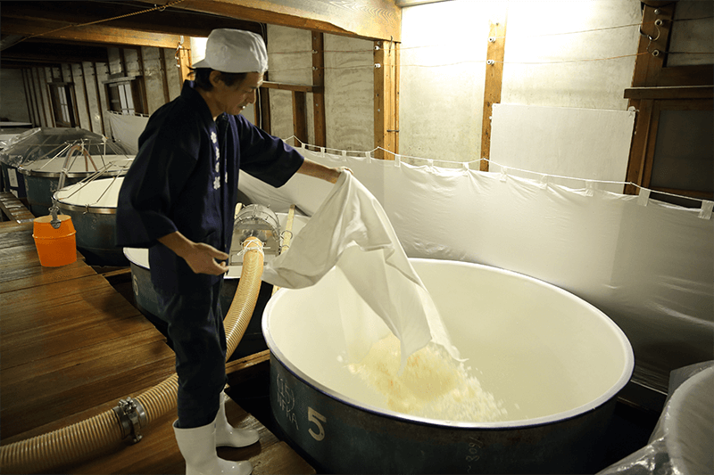Preparing Moromi / Fermentation