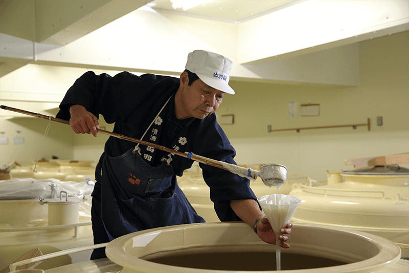 Preparing Moromi / Fermentation