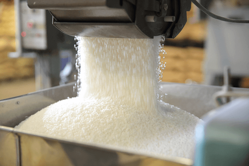 Polished rice